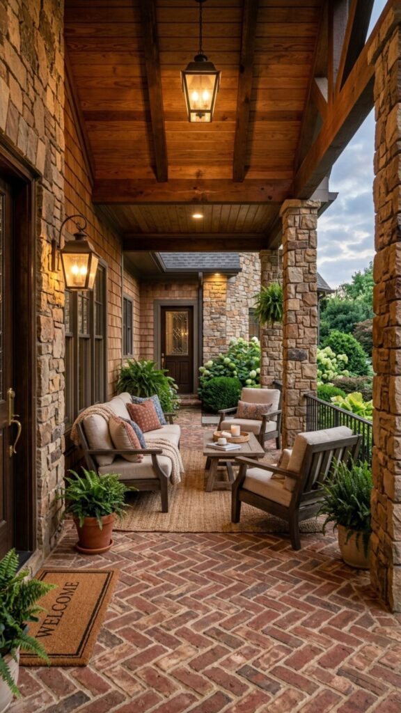 18. Use Stone or Brick Accents