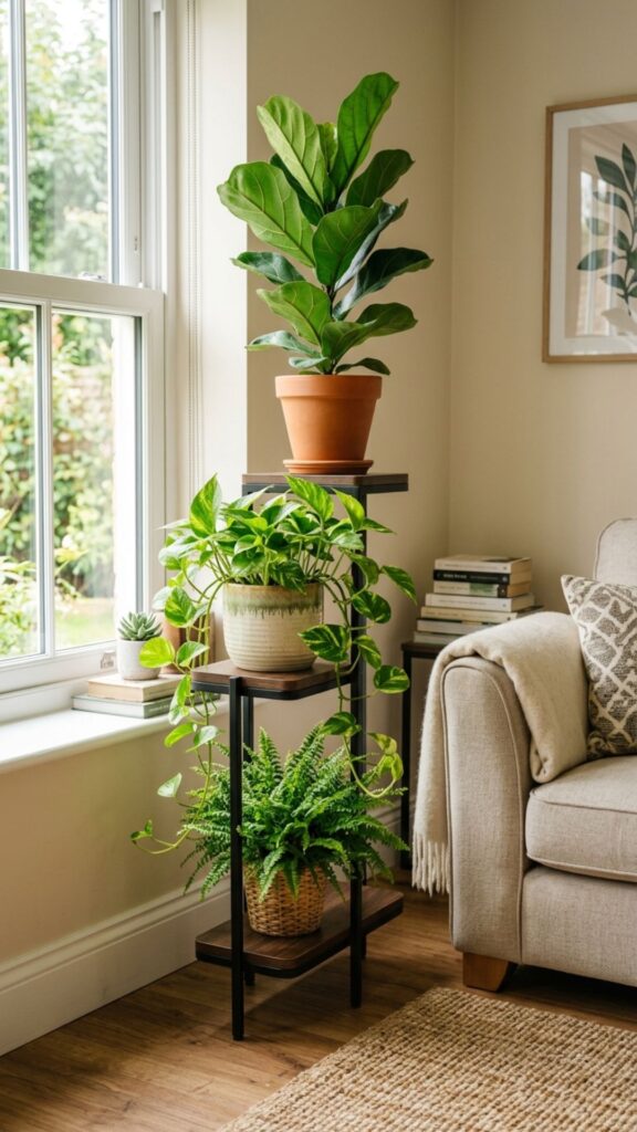 18. Use a Plant Stand to Layer Heights