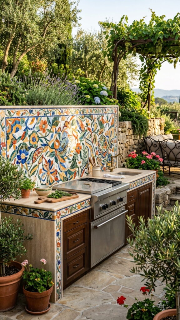 19. Mixed Marble Mosaic Details