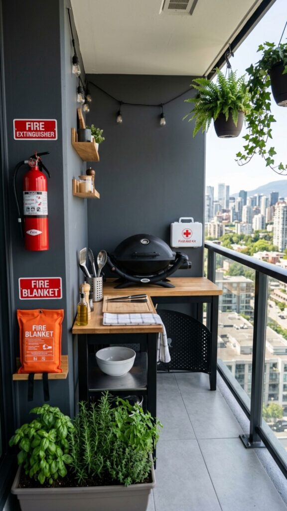 19. Add Fire Safety Essentials Within Reach