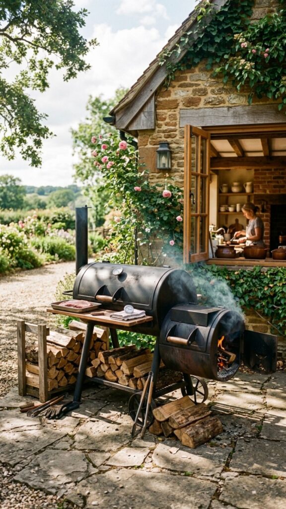 19. Add a Smoker for Low-and-Slow Cooking