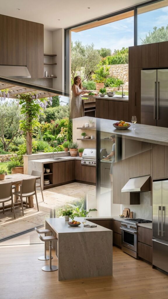 19. Blend Indoor and Outdoor with Matching Finishes
