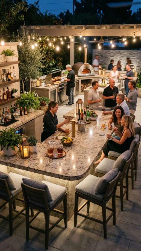 19. Build a Bar Counter for Entertaining