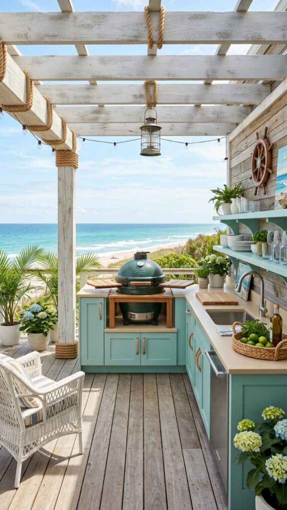19. Coastal-Style Kitchen — Beat the Salt Air