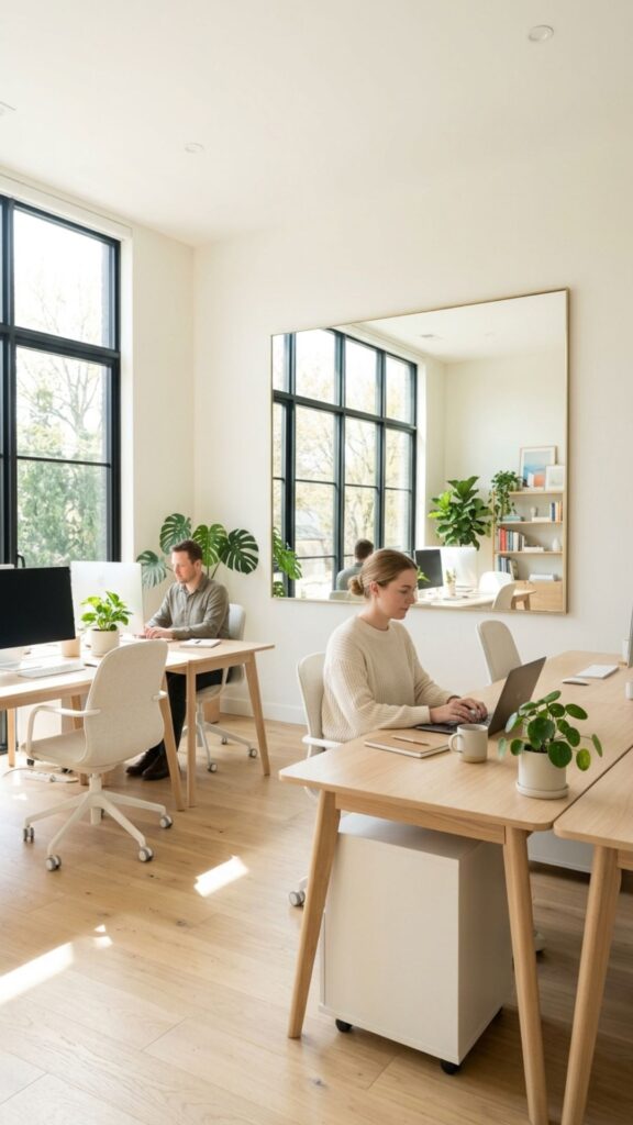 19. Combine Lighting With Reflective Surfaces