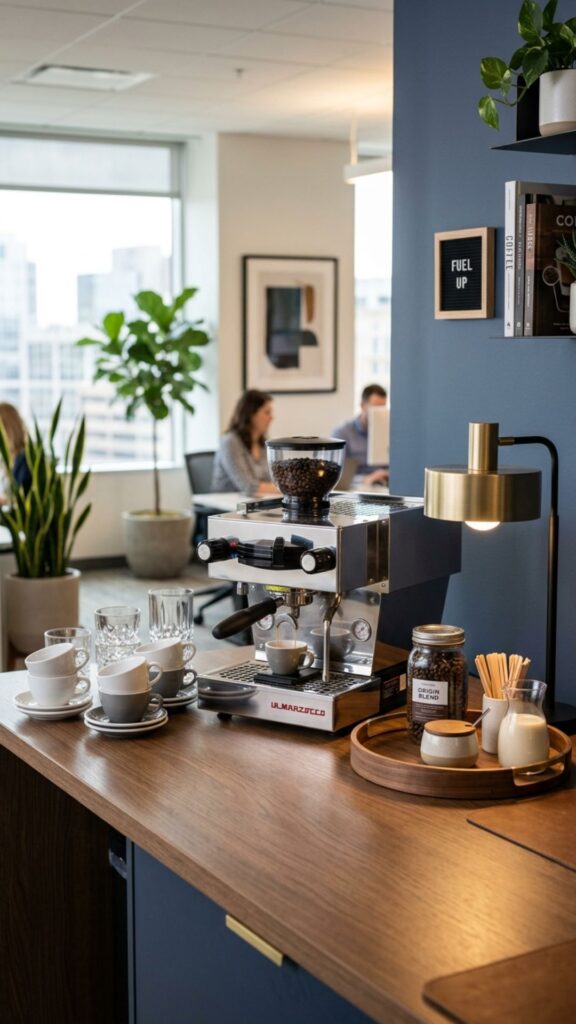 19. Create a Stylish Coffee or Refreshment Corner