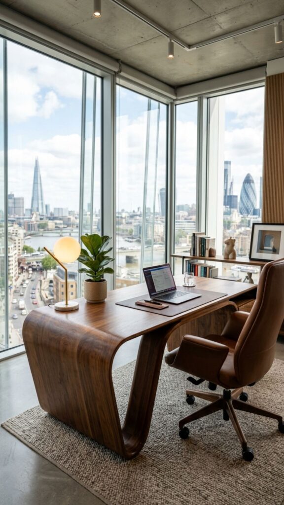 19. Glass Office With a Statement Desk