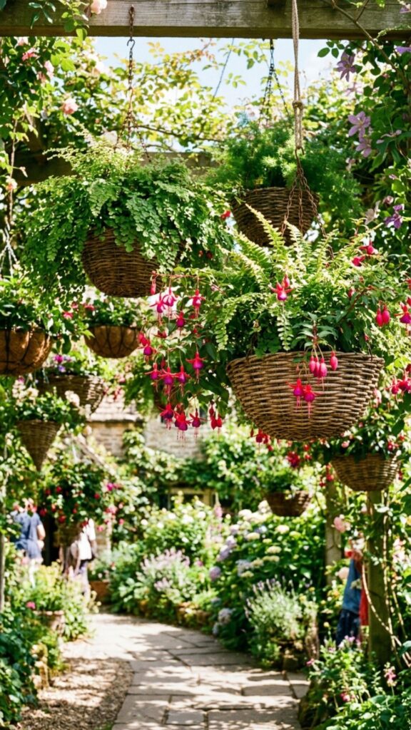 19. Hang Baskets Overhead