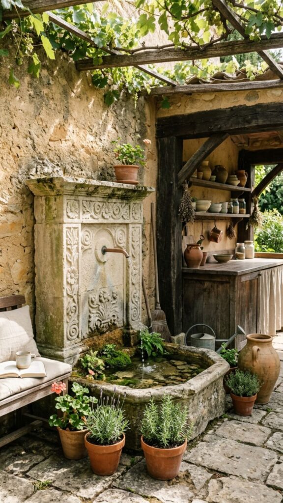 19. Install a Water Feature for Calm