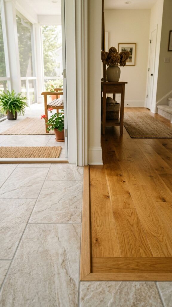 19. Match Flooring Transitions Thoughtfully