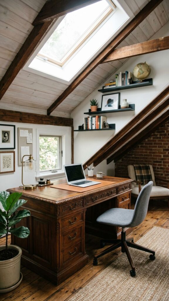 19. Mix Vintage and Modern Furniture