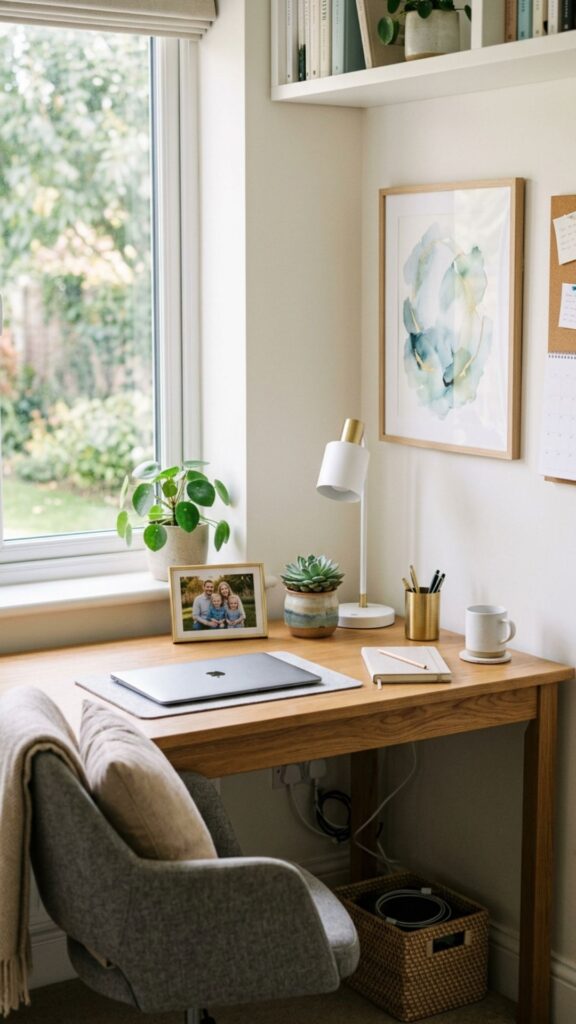 19. Personalize the Corner Without Adding Clutter