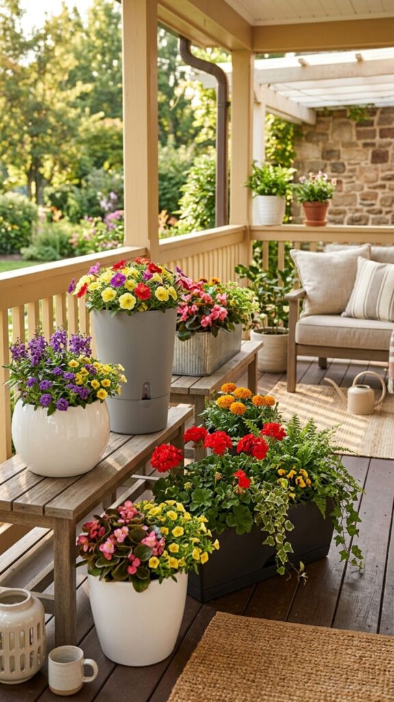 19. Self-Watering Pots for Busy Homeowners