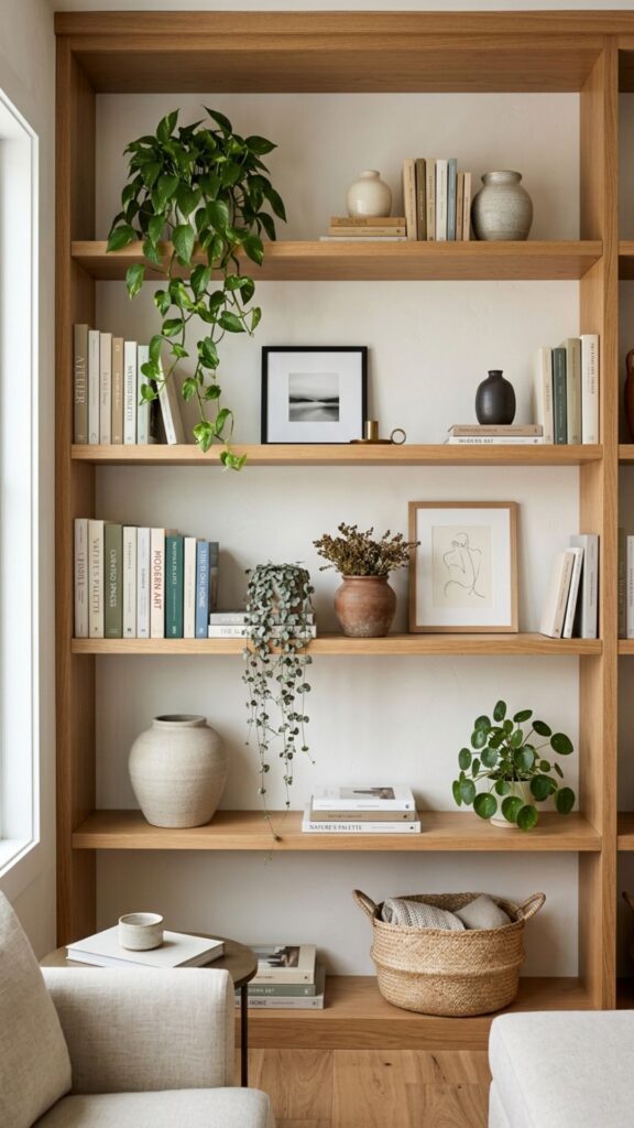 19. Style Your Shelves With Intention