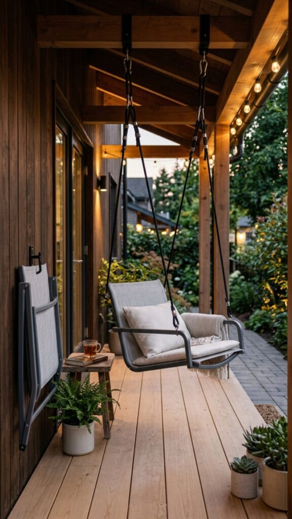 19. The Space-Saving Folding Swing