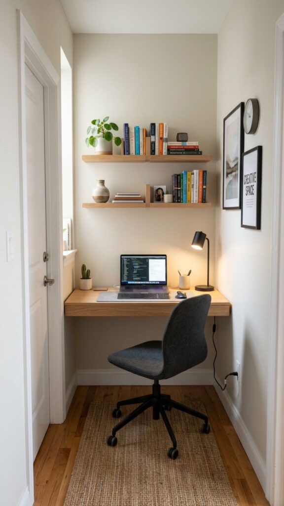 19. Turn the End of a Hallway Into an Office
