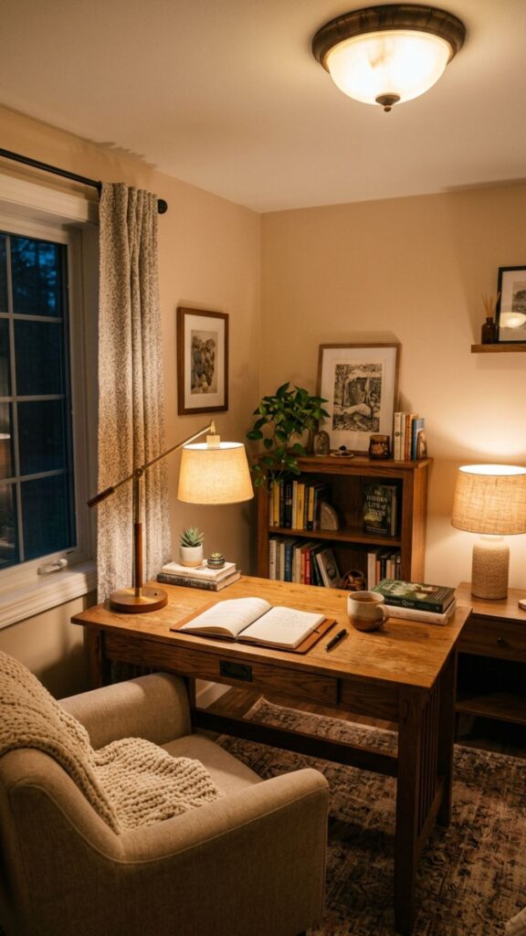 19. Use Warm Layered Lighting