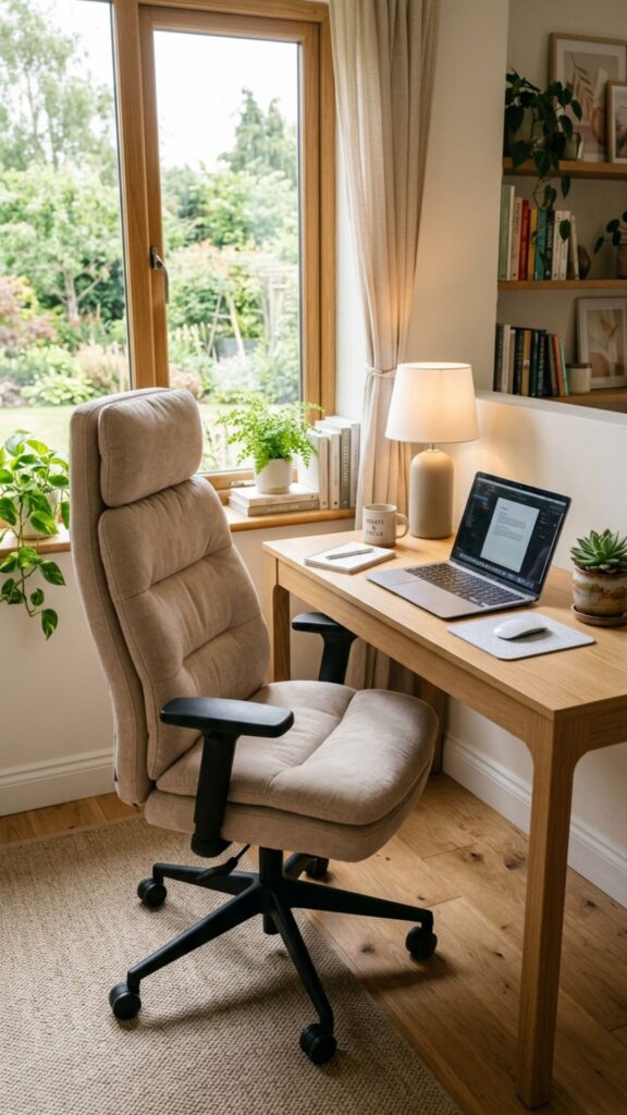 2. Add a Comfortable Ergonomic Chair