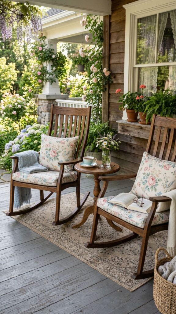 2. Add a Pair of Rocking Chairs