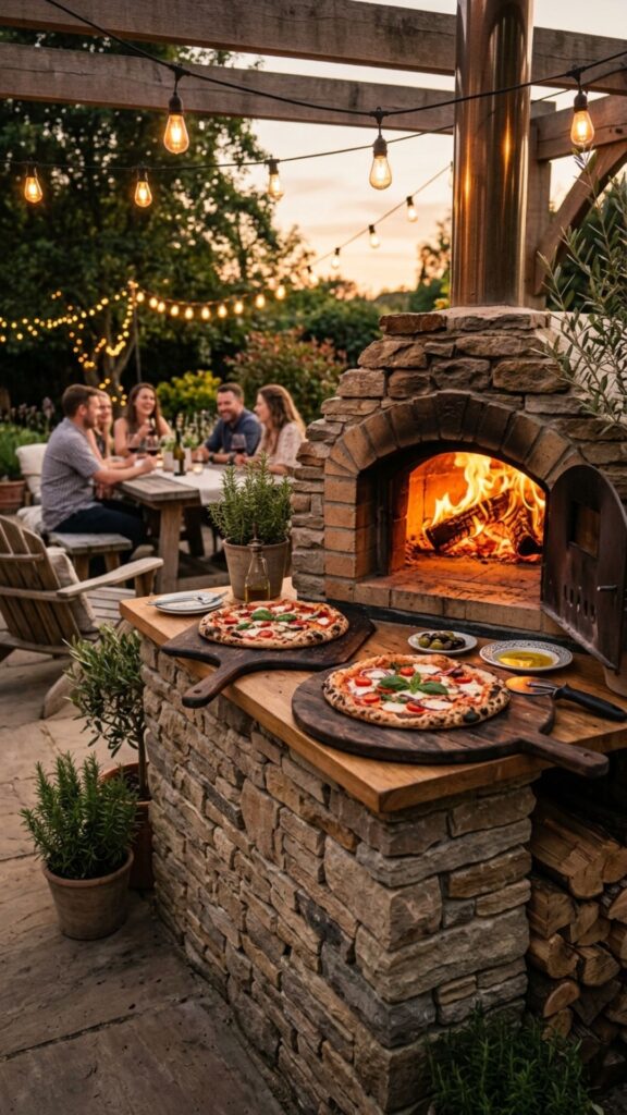 2. Add a Pizza Oven for Weekend Fun