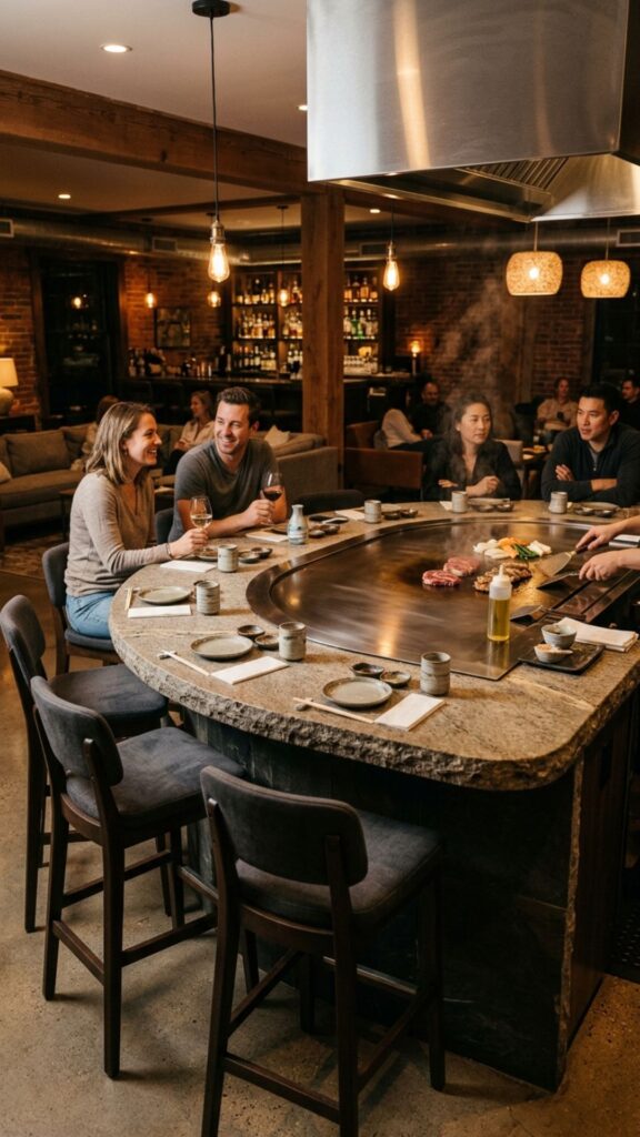 2. Add a Traditional Teppanyaki Grill