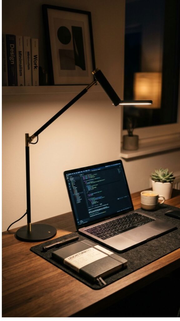 2. Add an Adjustable Desk Lamp
