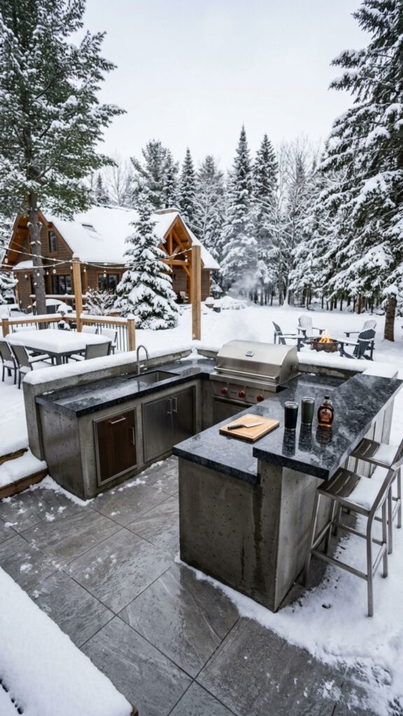 2. Build With Freeze-Resistant Stone and Concrete