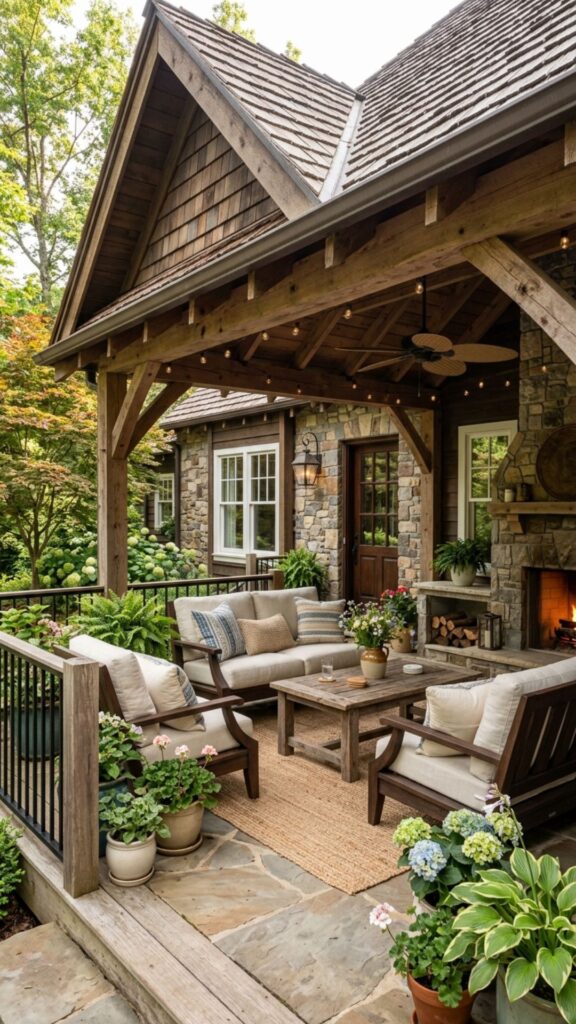 2. Build a Covered Roof Overhang
