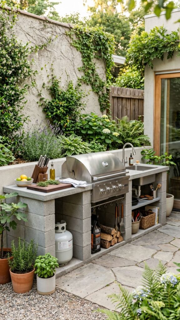 2. Build a Single-Wall Cooking Station