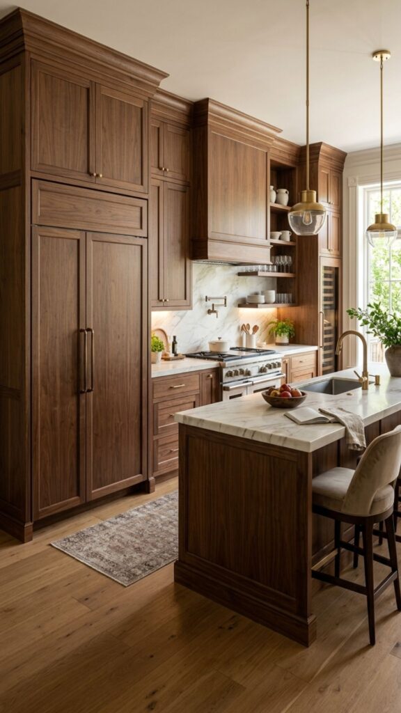 2. Built-In Fridge Cabinet Design