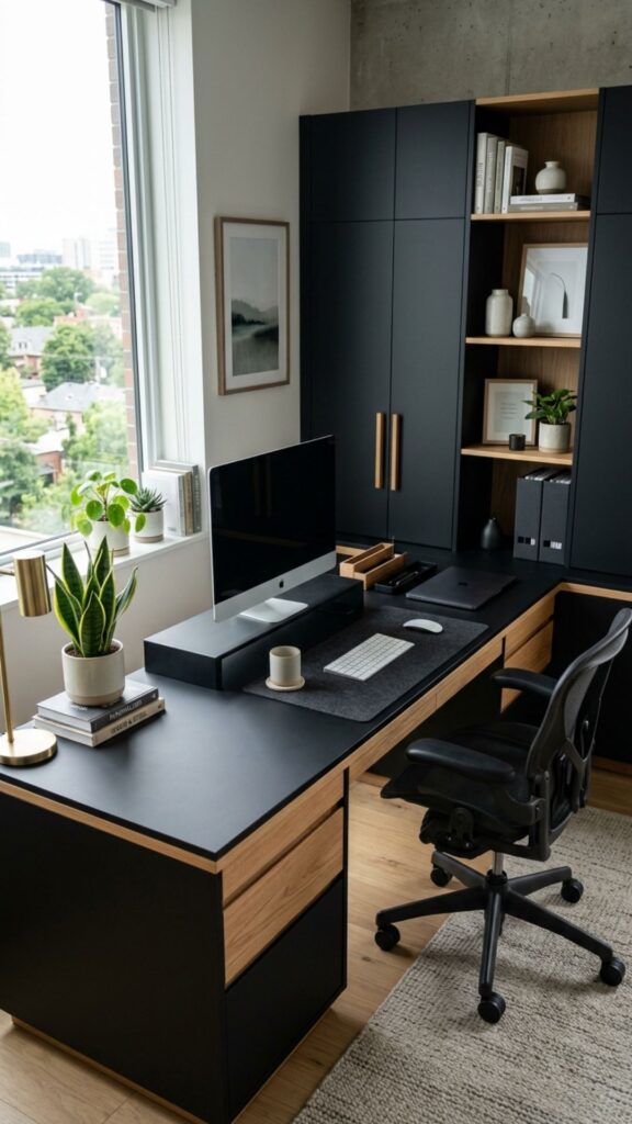 2. Choose Matte Black Furniture for a Premium Look