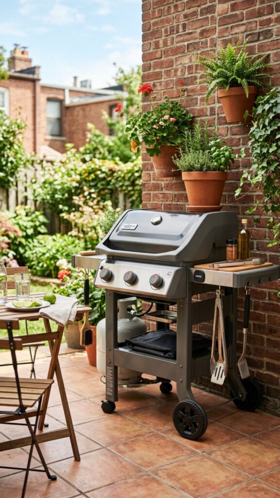 2. Choose a Compact Grill Cart on Wheels