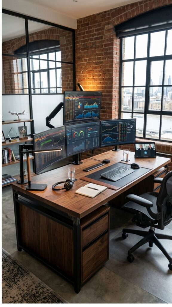 2. Choose a Desk That Feels Like a Command Center