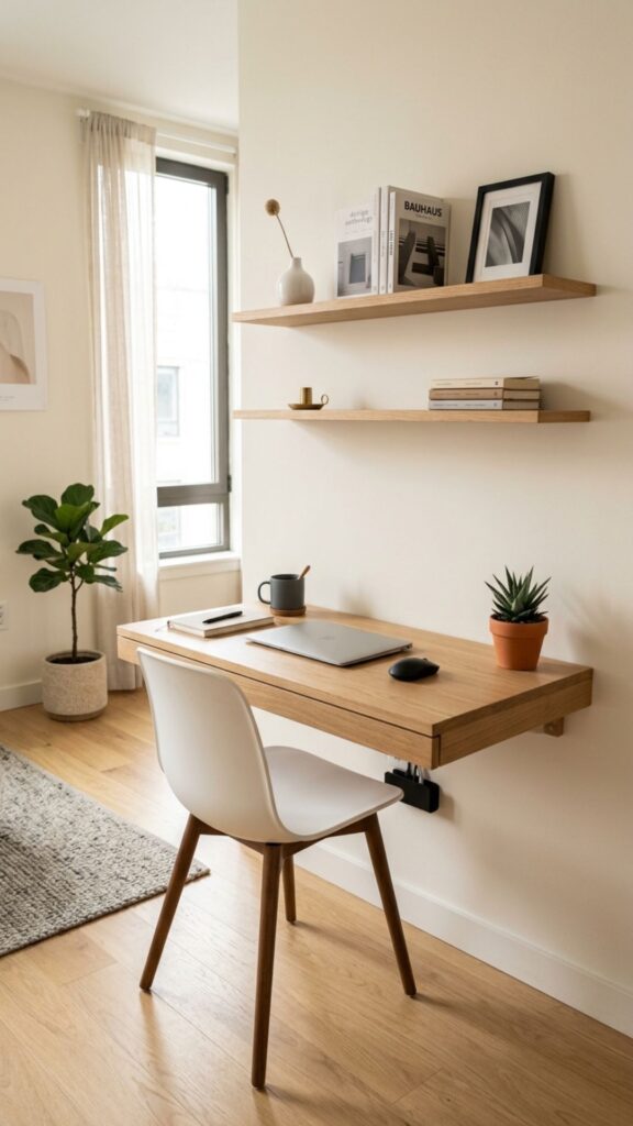 2. Choose a Floating Wall Desk