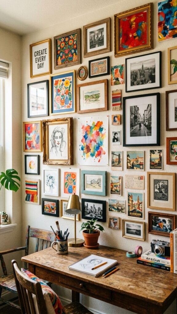 2. Create a Colorful Gallery Wall