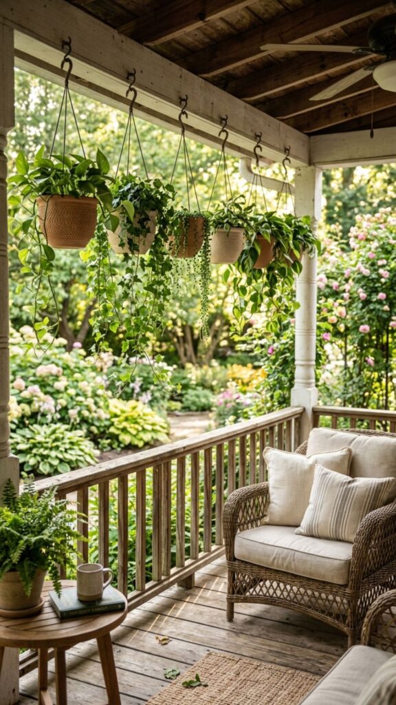 2. Create a Living Curtain of Trailing Vines