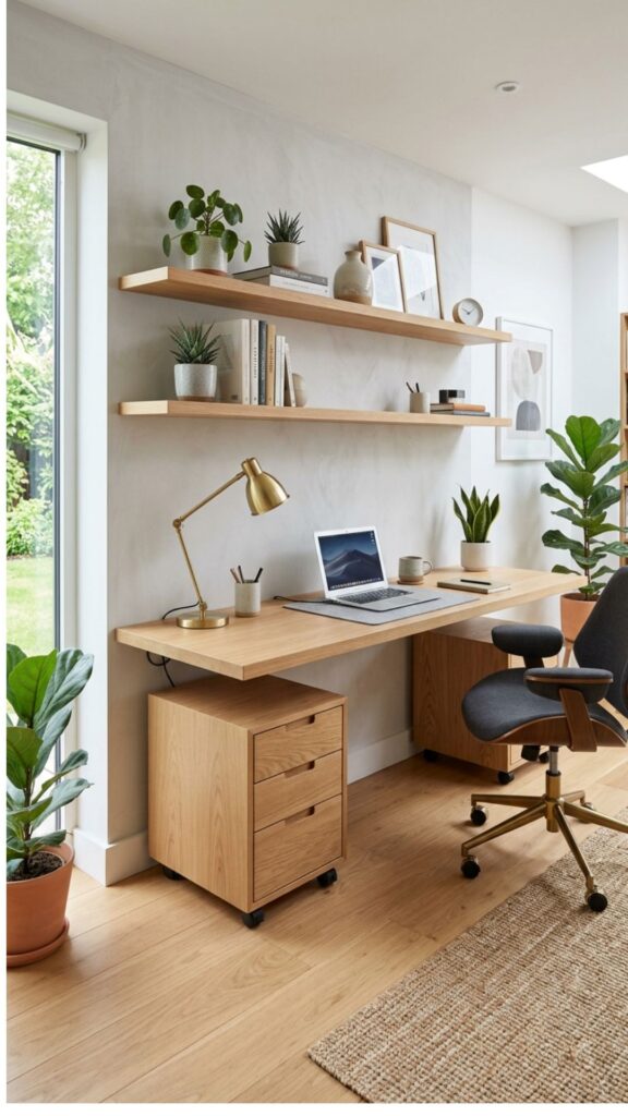 2. Create a Long Floating Desk