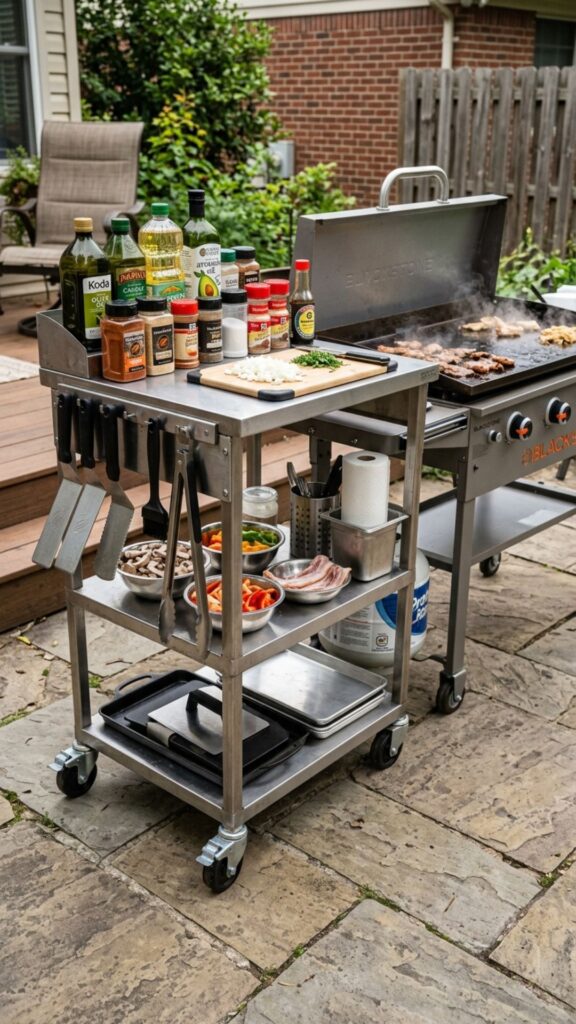 2. Create a Rolling Prep Cart on Casters