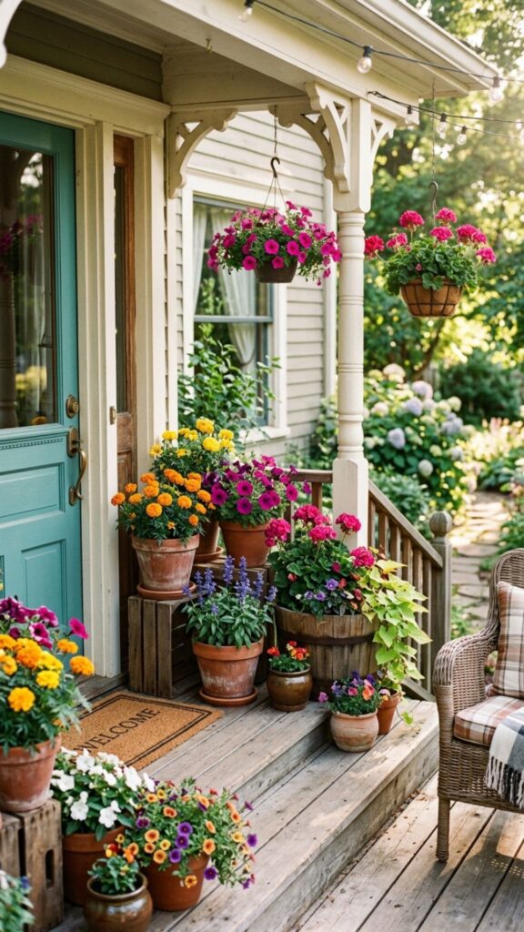 2. Fill Planters with Late-Summer Blooms