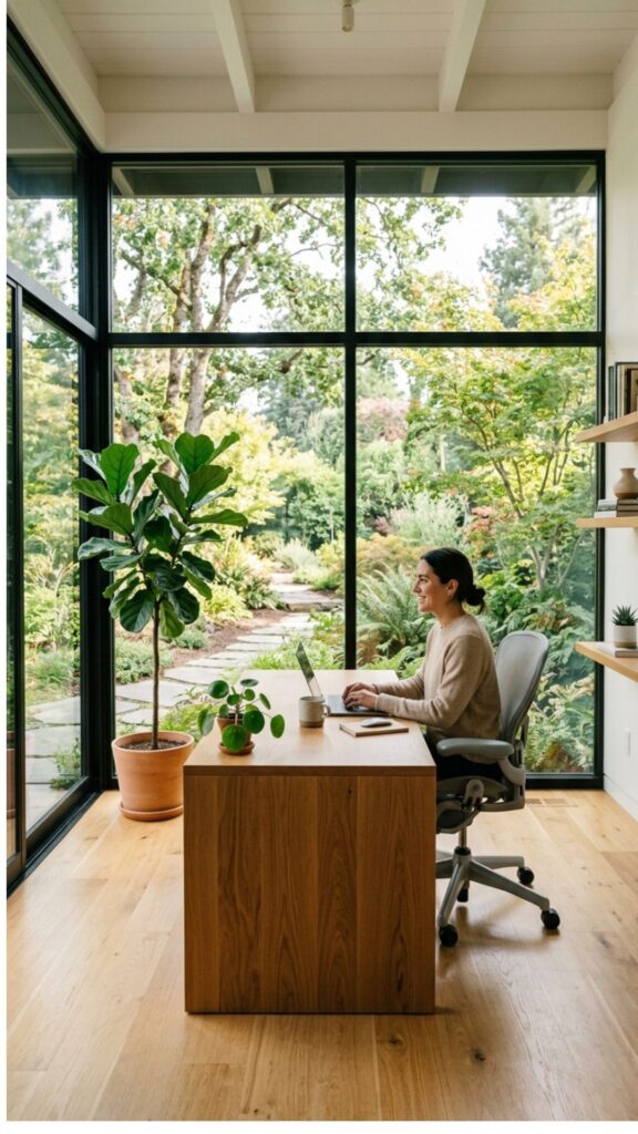 2. Floor-to-Ceiling Glass Walls