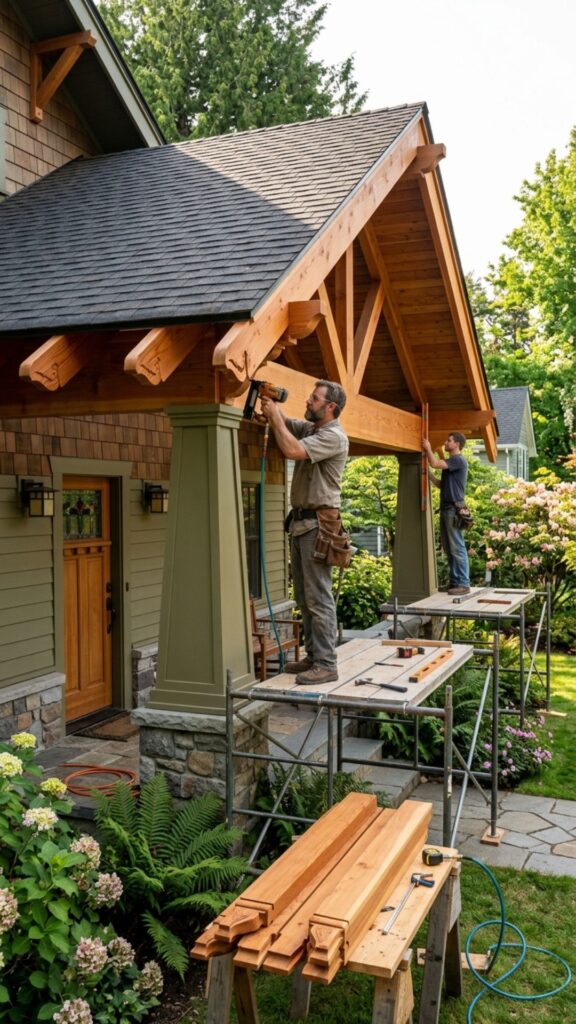 2. Install Exposed Rafter Tails