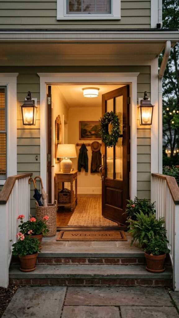 2. Layer Lighting for a Warm Welcome