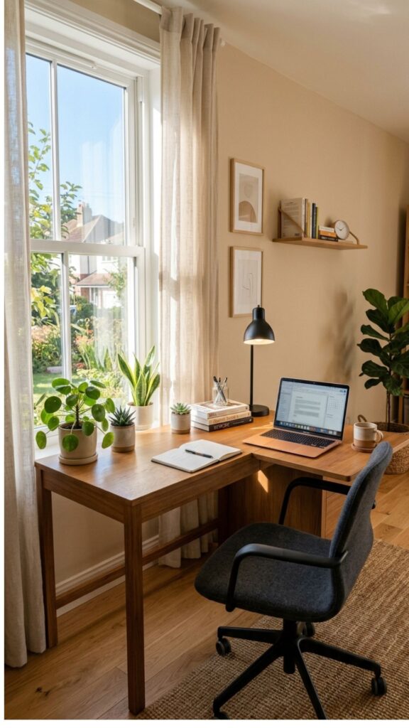 2. Place Your Desk in a Bright Corner