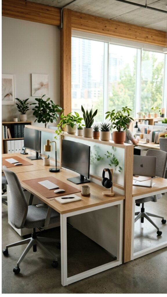2. Position Two Desks Back to Back