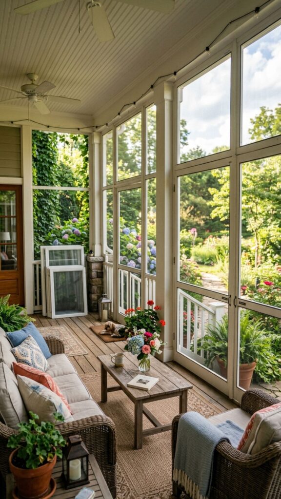 2. Screened Panels You Can Swap Seasonally