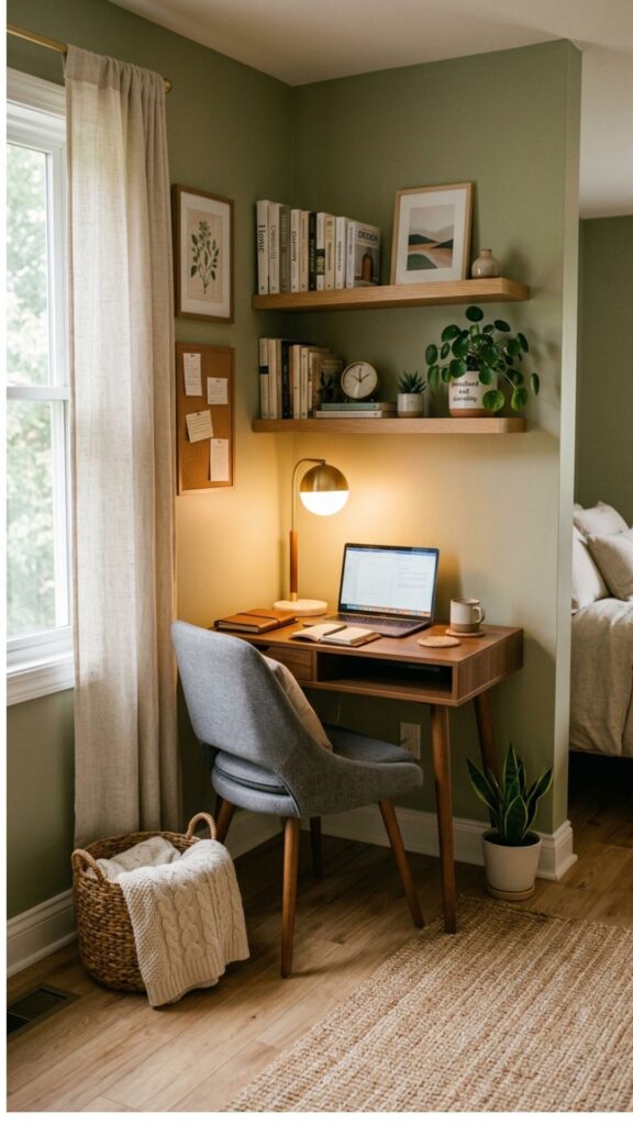 2. Turn an Empty Corner Into an Office