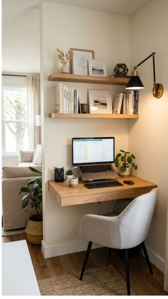 2. Turn an Empty Corner Into an Office