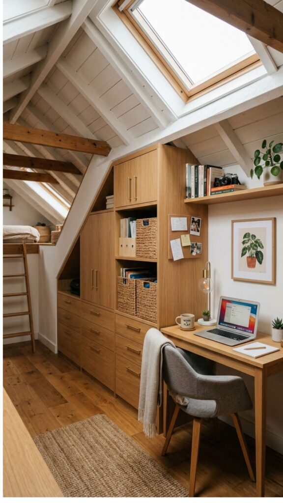 2. Turn the Lowest Part of the Ceiling Into Storage