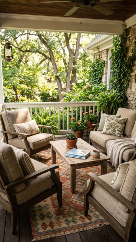 20. A Full Seating Group for Big Porches