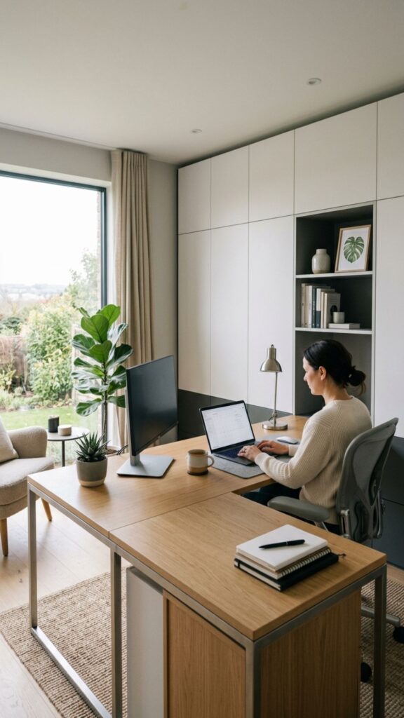 20. Add Closed Storage for a Clutter-Free Finish